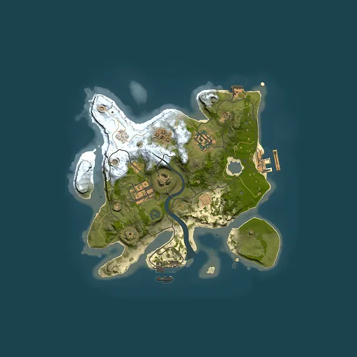 Rust map seed 174349965, 2500x2500m top-down preview