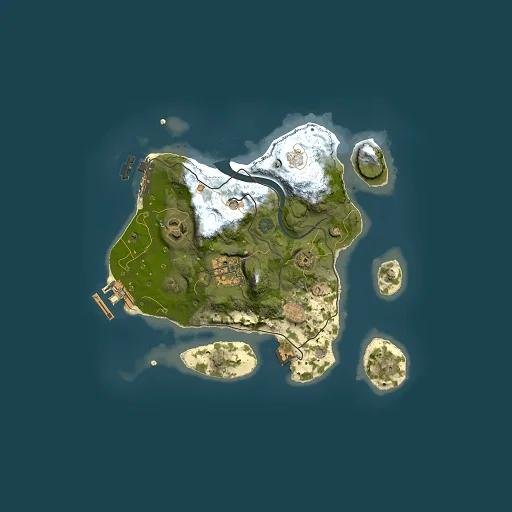 Rust map seed 35102406, 2500x2500m top-down preview