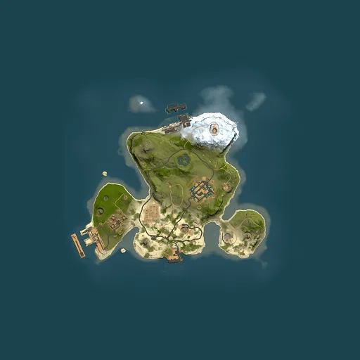Rust map seed 871406503, 2000x2000m top-down preview