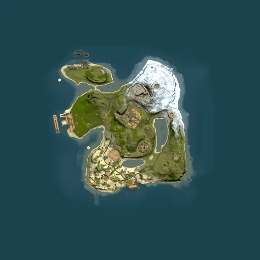 Rust map seed 1758433324, 2000x2000m top-down preview