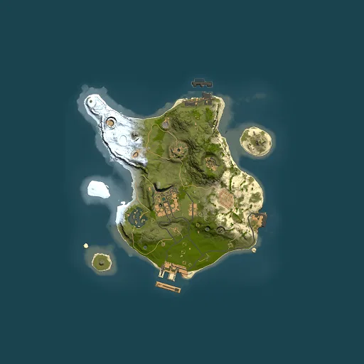 Rust map seed 426775867, 2000x2000m top-down preview