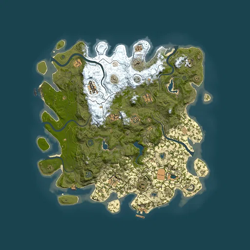 Rust map seed 1098548228, 4500x4500m top-down preview