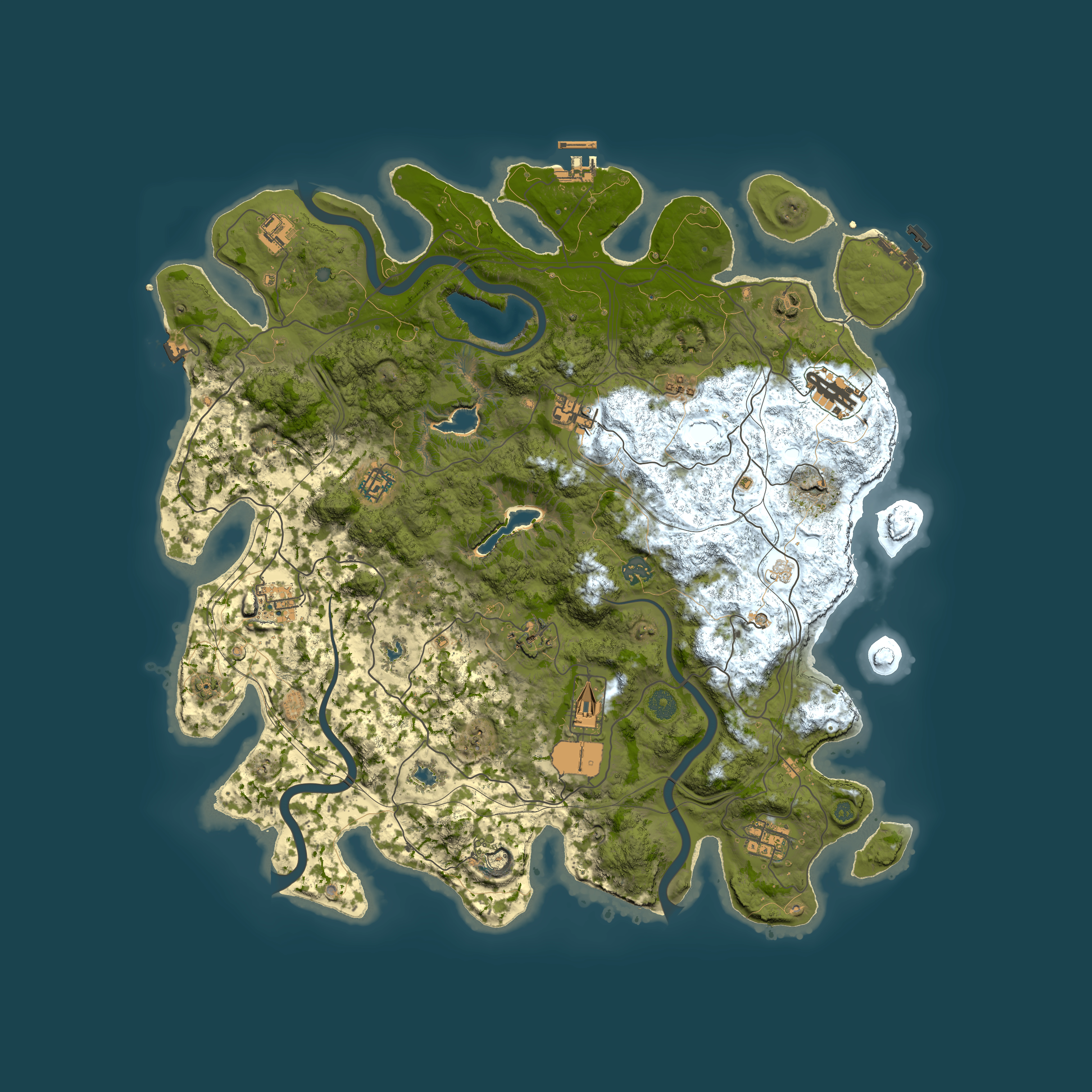 Full top-down render of Rust map seed 1887402953, 4500x4500m