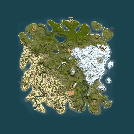Rust map seed 1887402953, 4500x4500m top-down preview