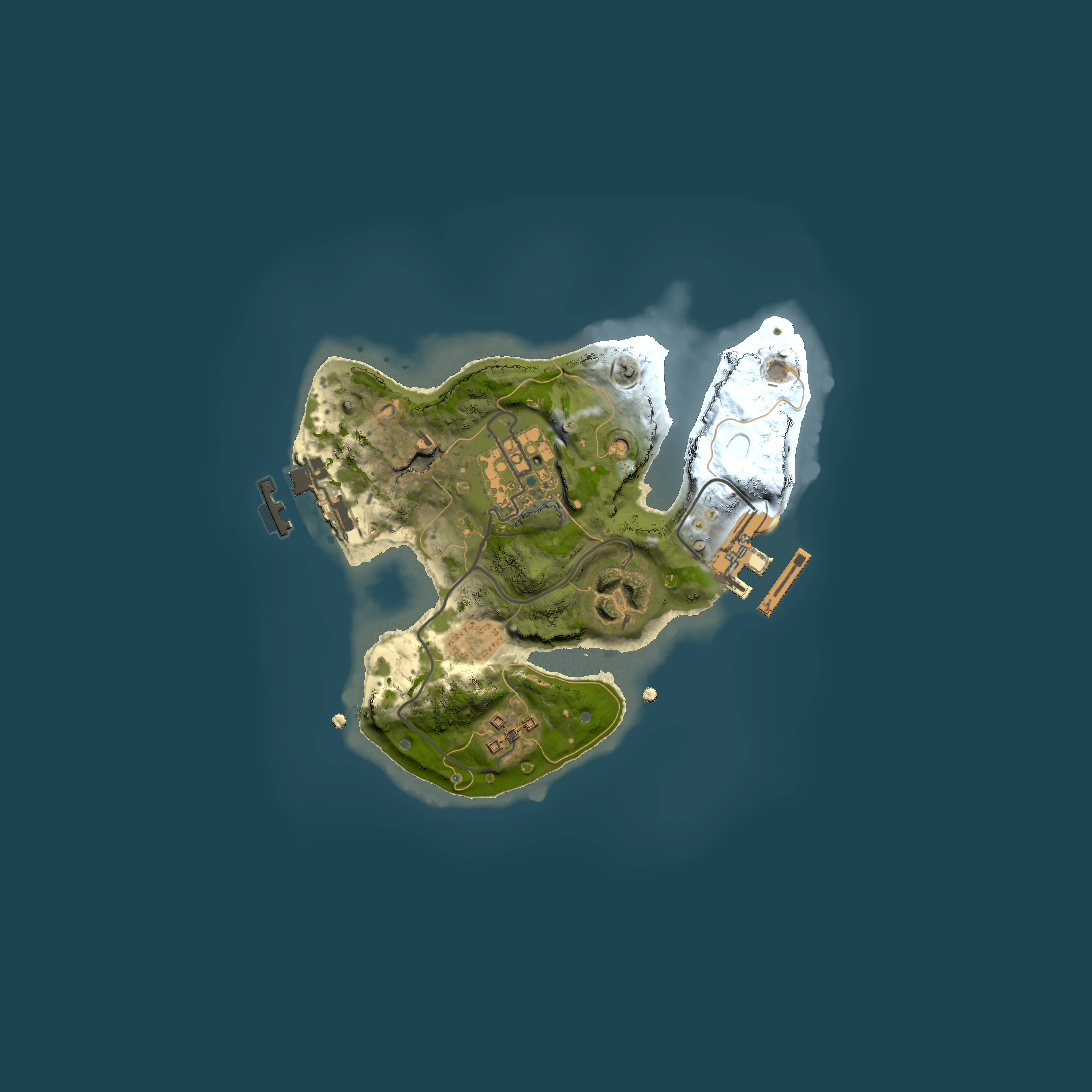 Full top-down render of Rust map seed 55907044, 2000x2000m
