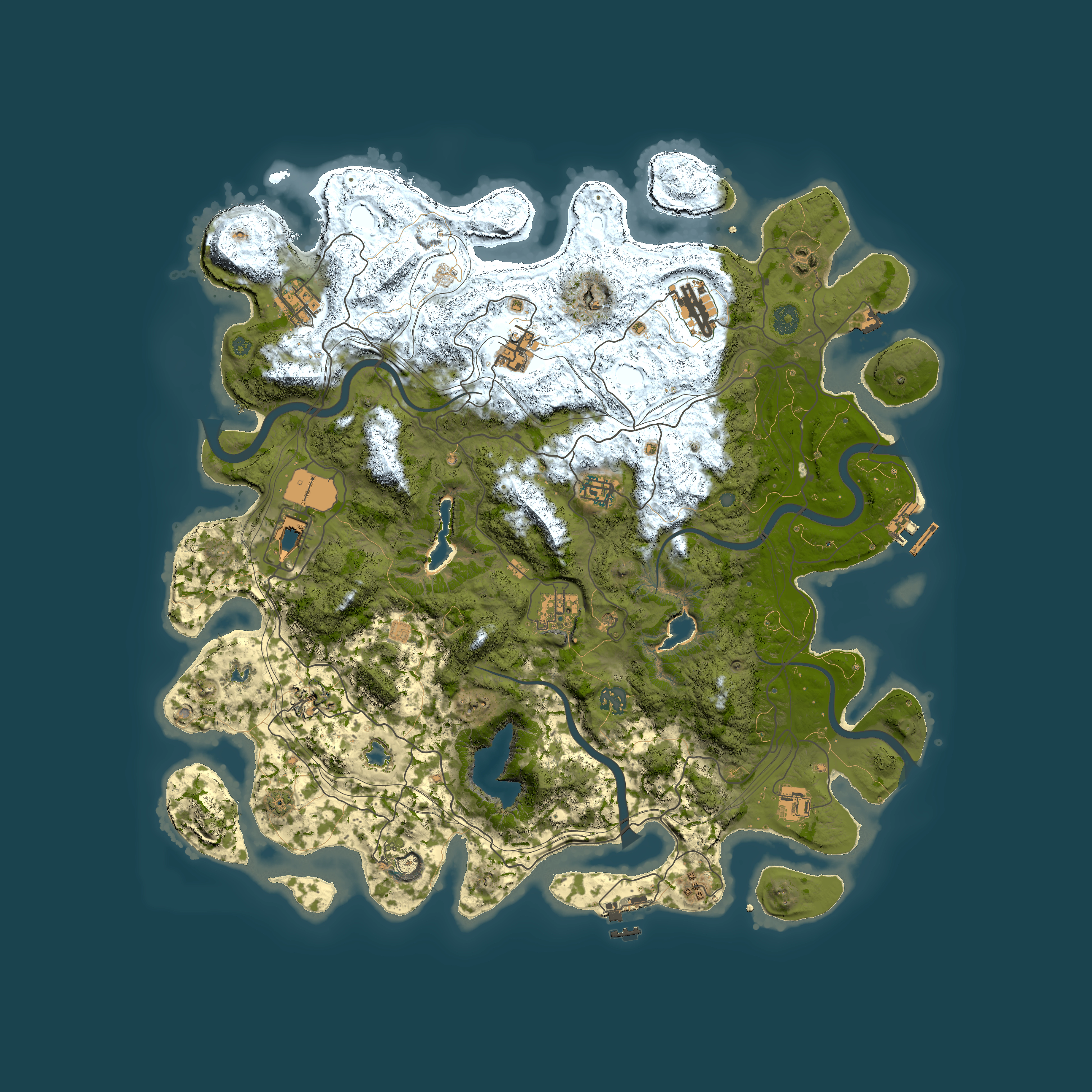 Full top-down render of Rust map seed 37044143, 4500x4500m