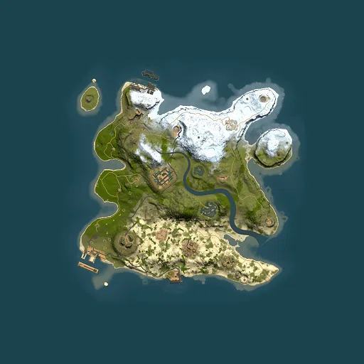 Rust map seed 1114442435, 2500x2500m top-down preview