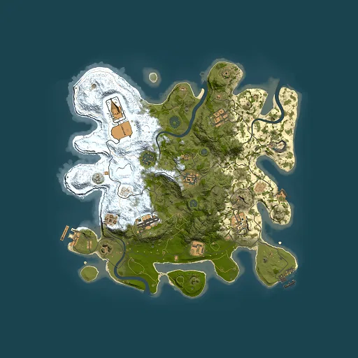 Rust map seed 1505386215, 3500x3500m top-down preview