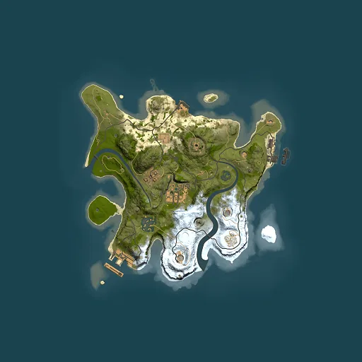 Rust map seed 562095704, 2500x2500m top-down preview