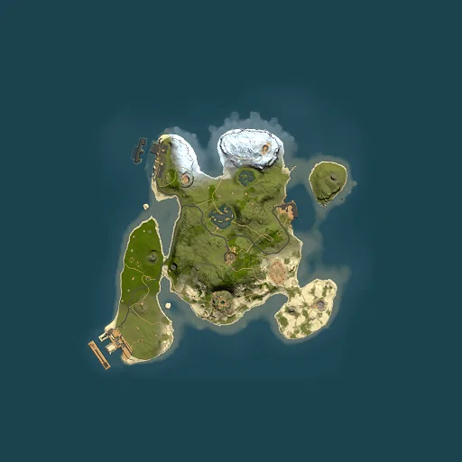 Rust map seed 1842568768, 2000x2000m top-down preview