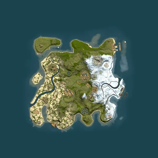 Rust map seed 1469820039, 3000x3000m top-down preview
