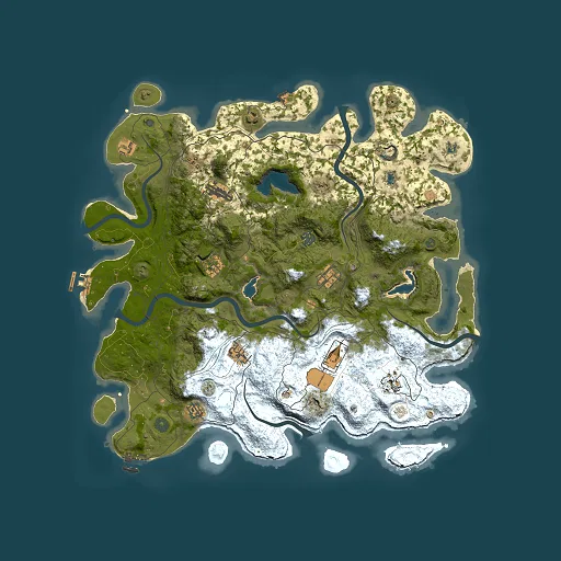 Rust map seed 1740267596, 4500x4500m top-down preview
