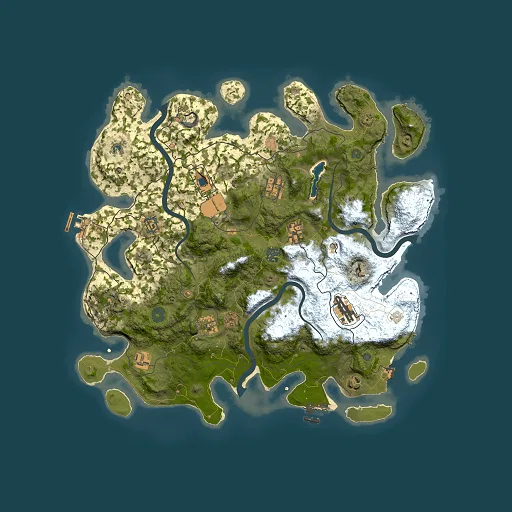 Rust map seed 603583667, 4000x4000m top-down preview