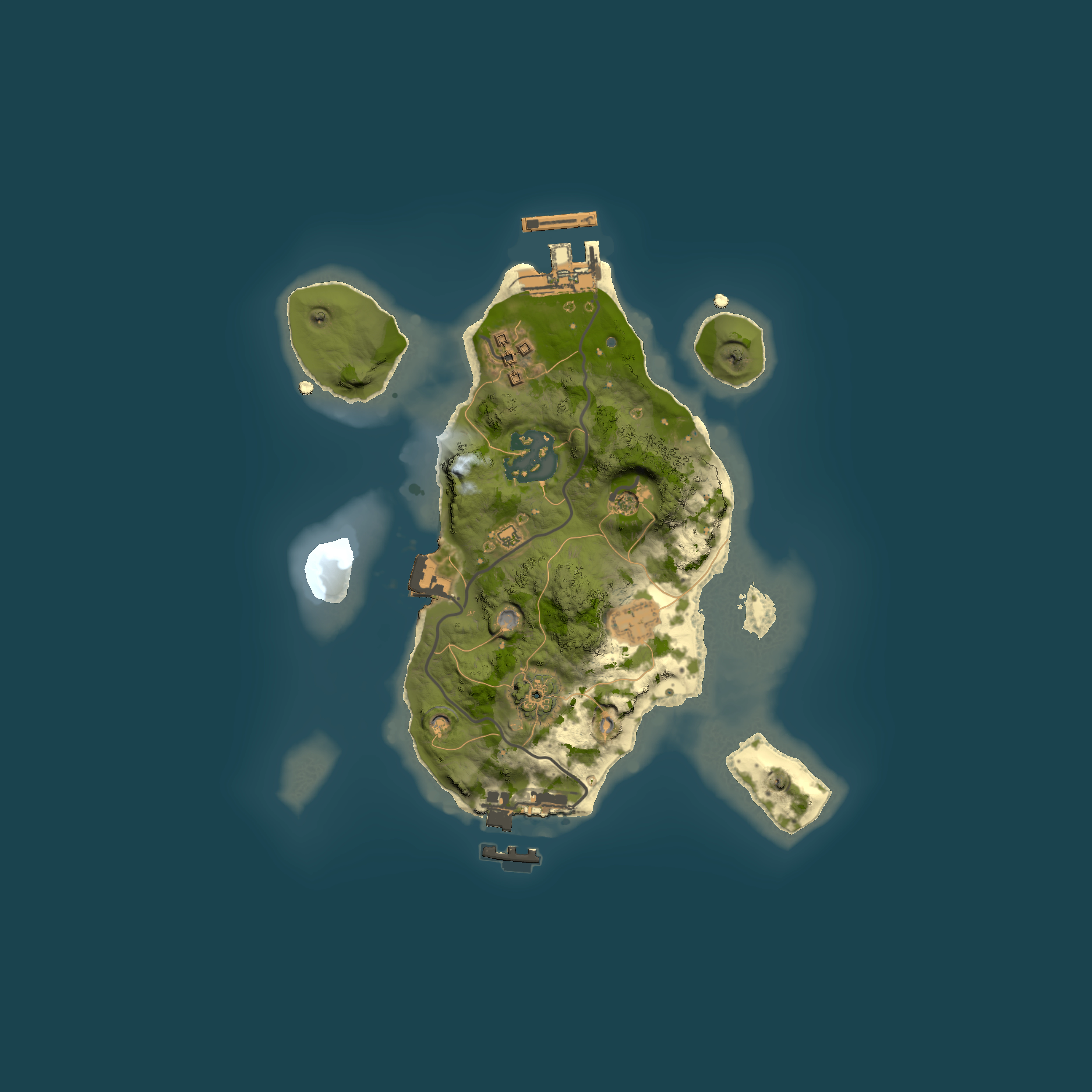 Full top-down render of Rust map seed 1793456021, 2000x2000m