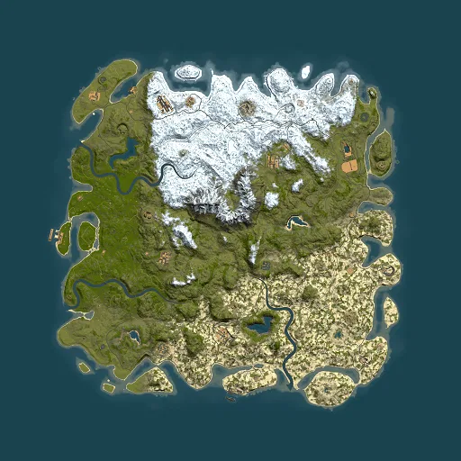 Rust map seed 2132453939, 6000x6000m top-down preview