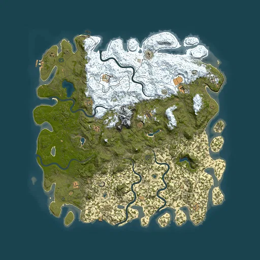 Rust map seed 1605604851, 6000x6000m top-down preview
