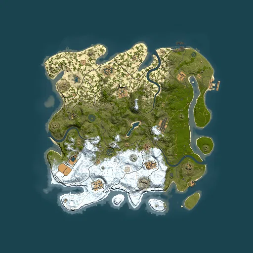 Rust map seed 1882671274, 4000x4000m top-down preview