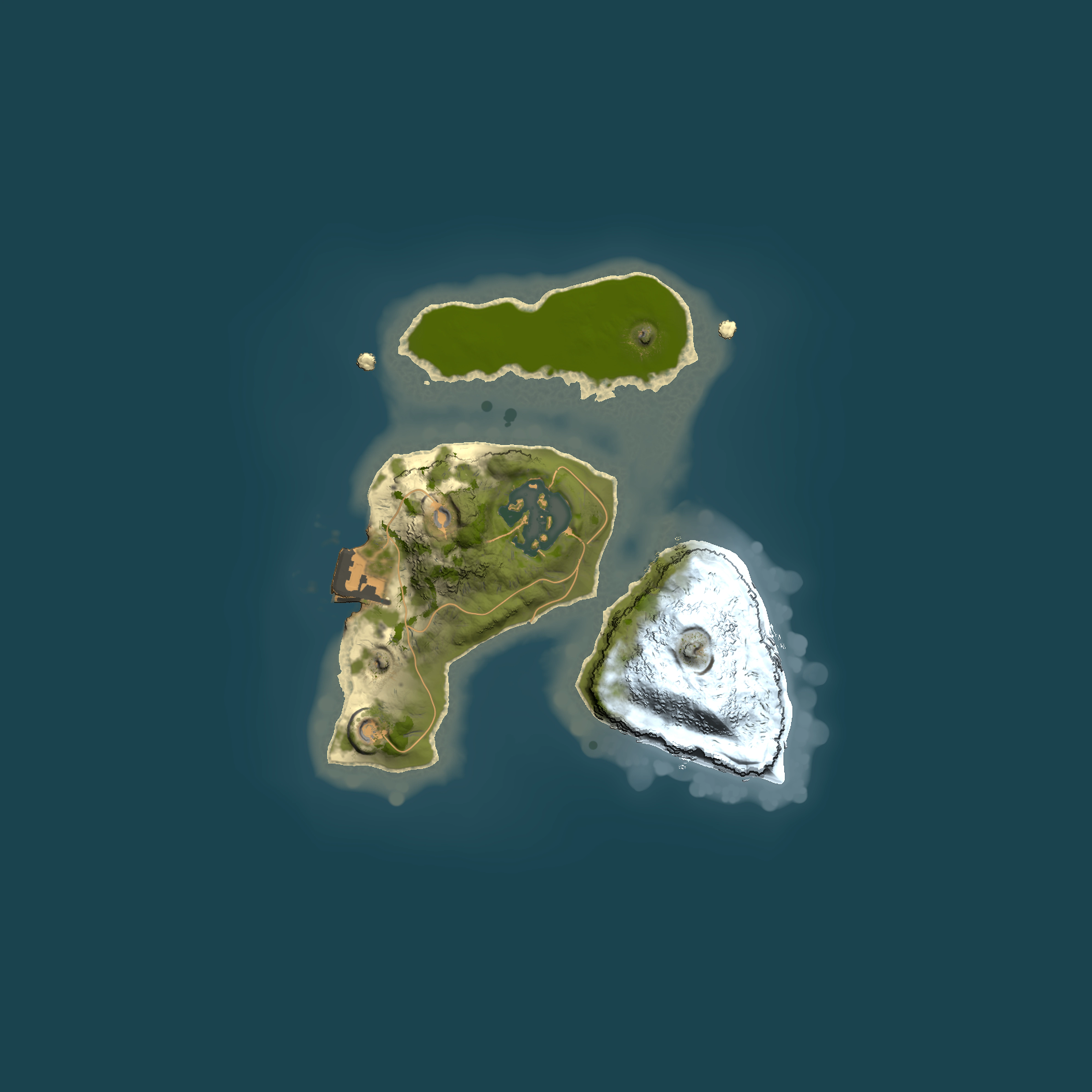 Full top-down render of Rust map seed 2107526819, 1500x1500m