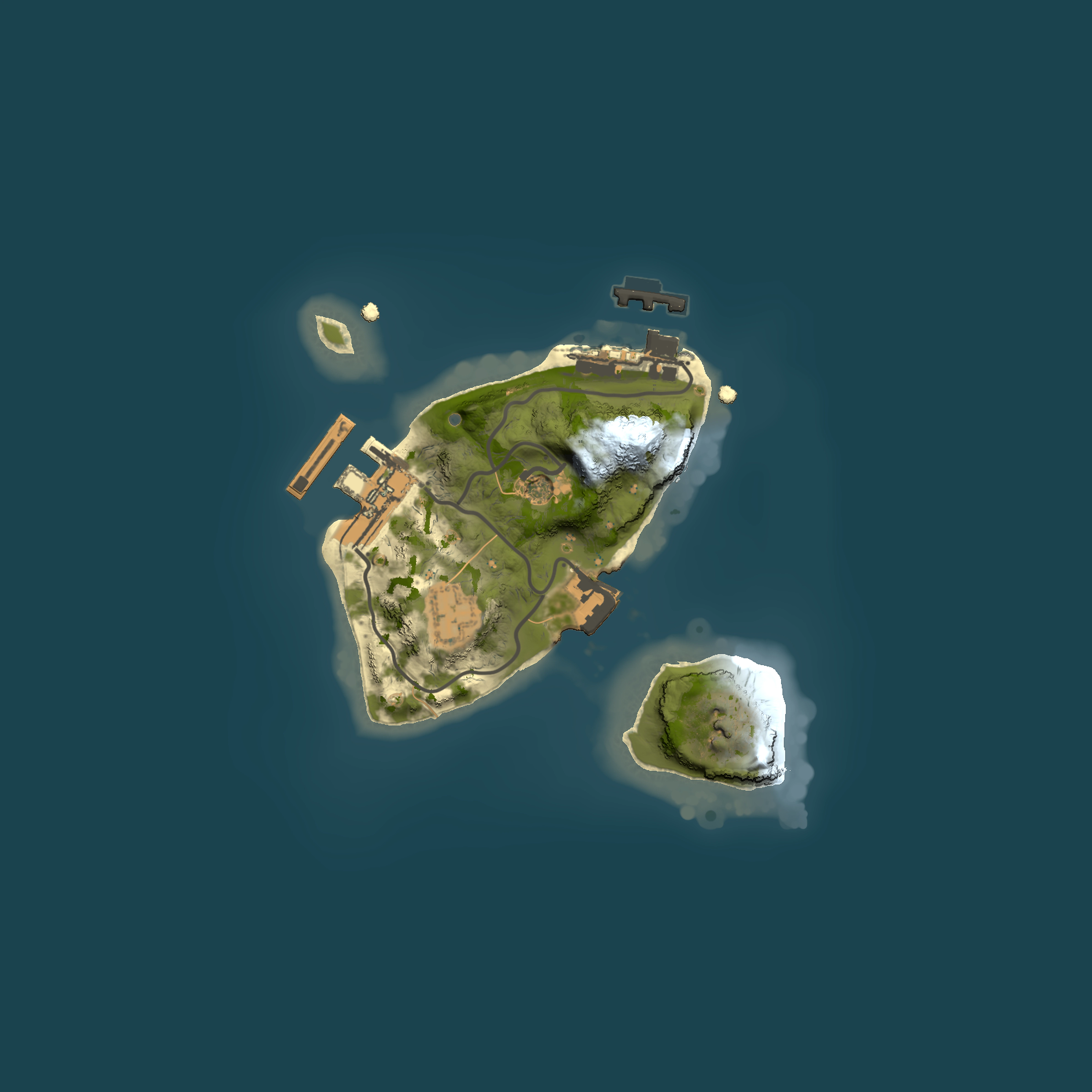 Full top-down render of Rust map seed 1212247020, 1500x1500m