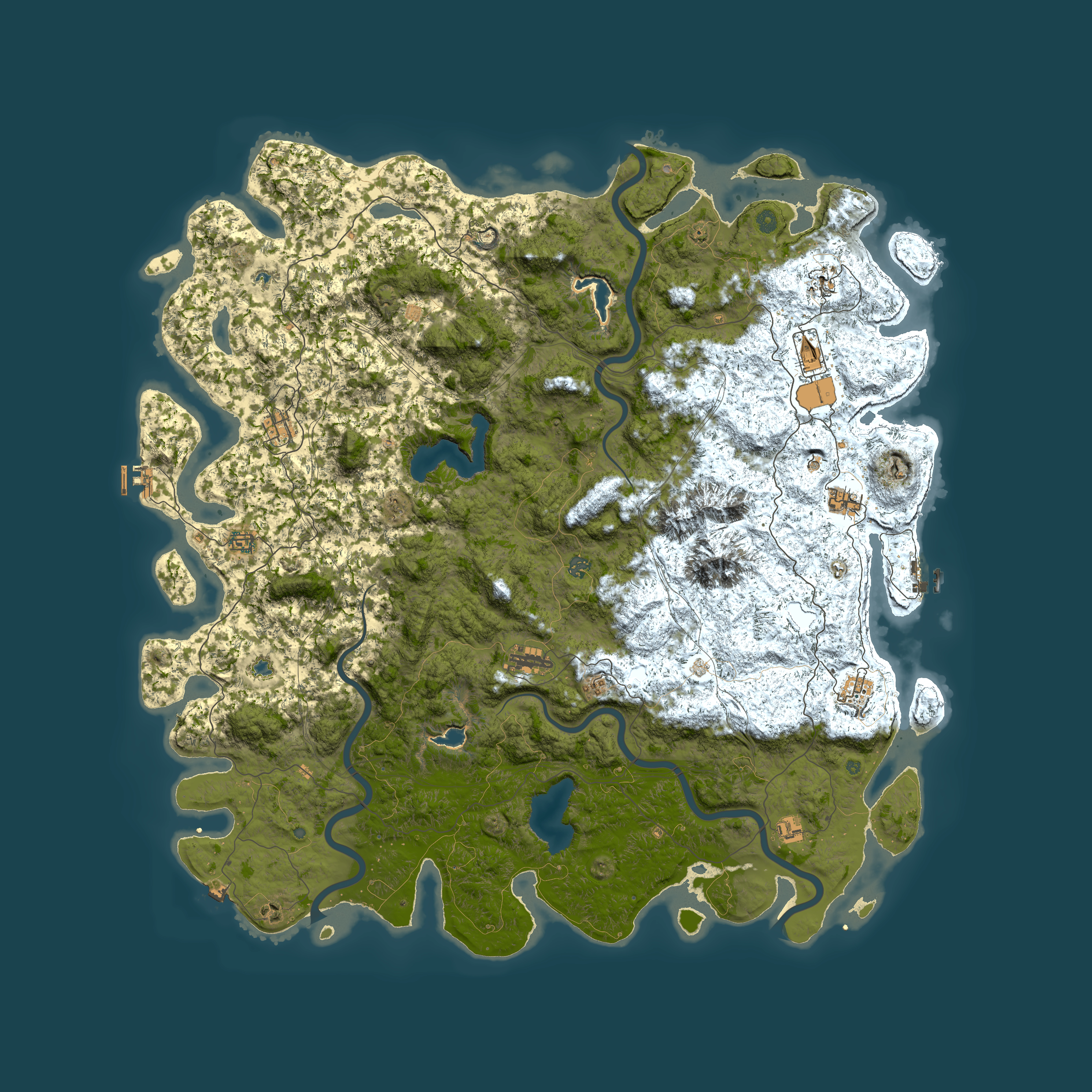 Full top-down render of Rust map seed 2051300772, 6000x6000m