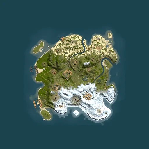 Rust map seed 1649575611, 3000x3000m top-down preview