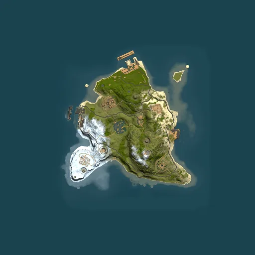 Rust map seed 1208317260, 2000x2000m top-down preview