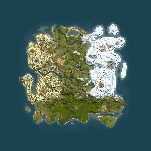 Rust map seed 723596398, 4000x4000m top-down preview