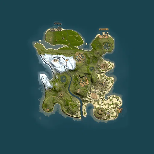 Rust map seed 1051221228, 2500x2500m top-down preview