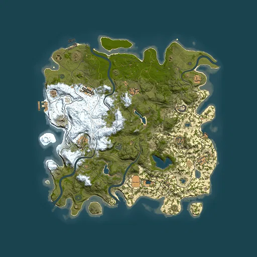Rust map seed 1013921180, 4500x4500m top-down preview