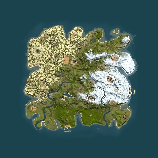 Rust map seed 1996422520, 4000x4000m top-down preview