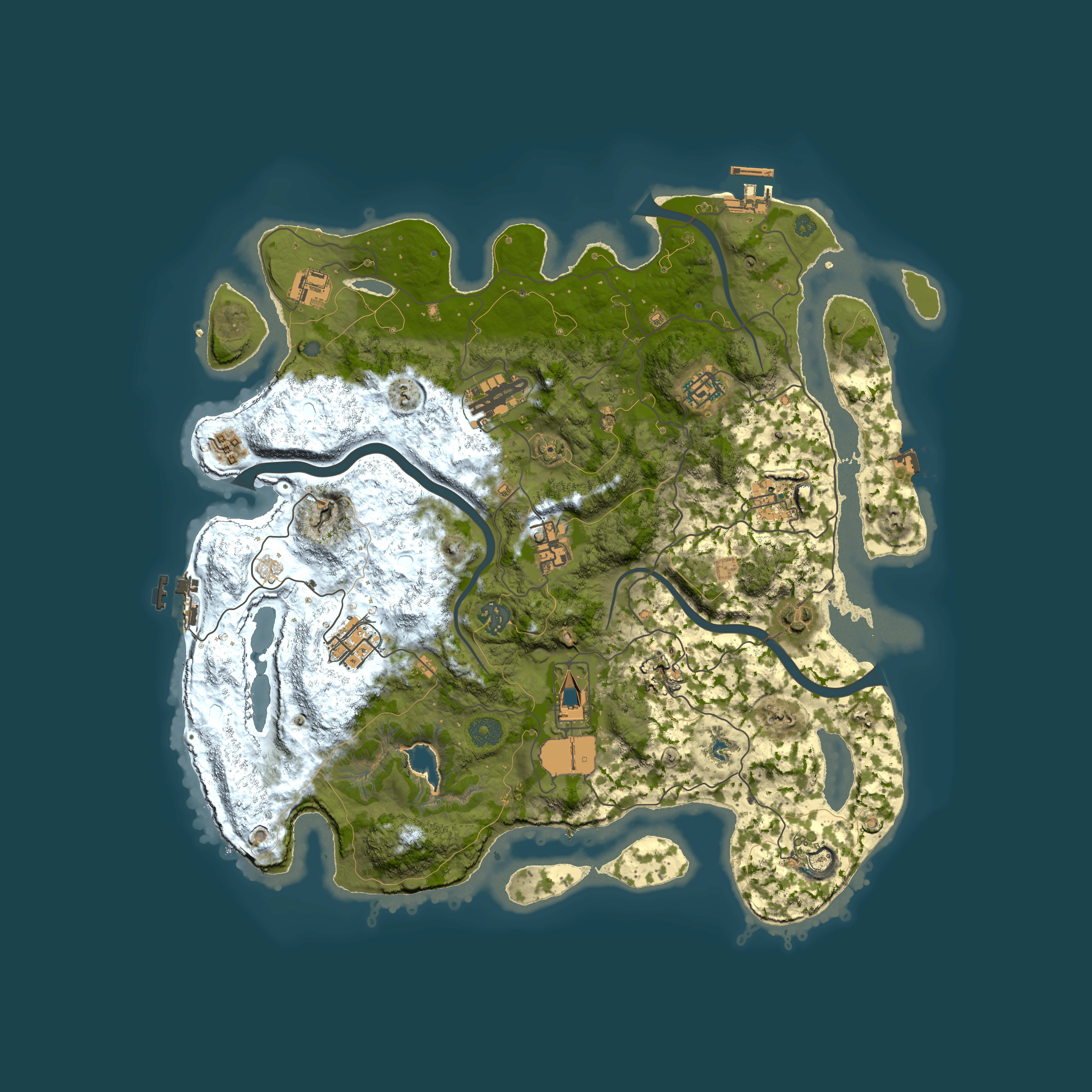 Full top-down render of Rust map seed 482698892, 4000x4000m