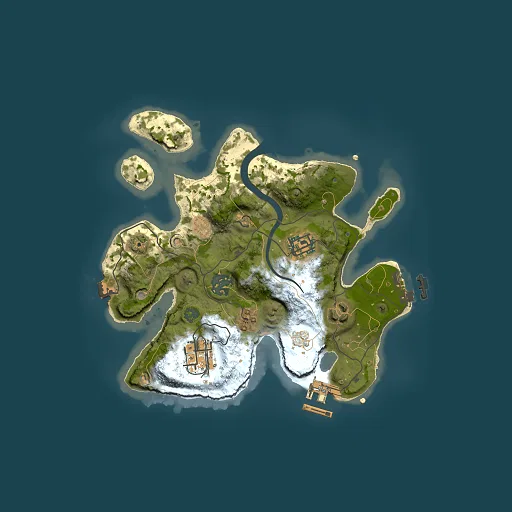 Rust map seed 1285161862, 2500x2500m top-down preview