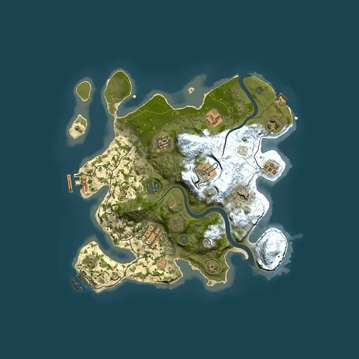 Rust map seed 928322073, 3000x3000m top-down preview