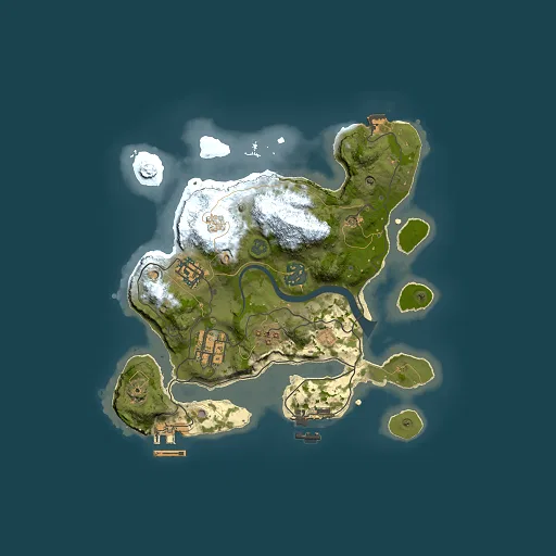 Rust map seed 1720710391, 2500x2500m top-down preview