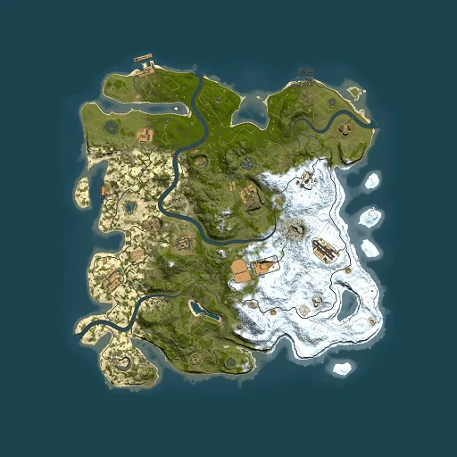 Rust map seed 1834619075, 4000x4000m top-down preview