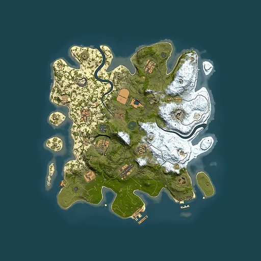 Rust map seed 746971906, 3500x3500m top-down preview