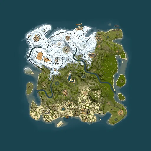 Rust map seed 1377209271, 4000x4000m top-down preview
