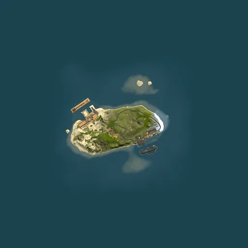Rust map seed 133255729, 1500x1500m top-down preview