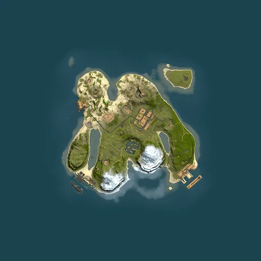 Rust map seed 1943991283, 2000x2000m top-down preview
