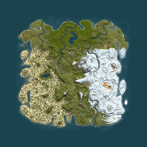 Rust map seed 1291425277, 6000x6000m top-down preview