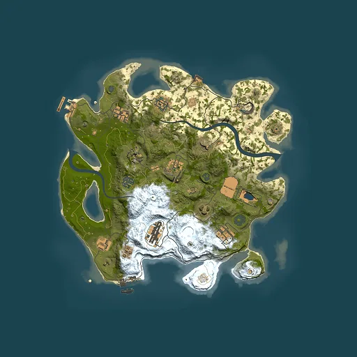 Rust map seed 1083028999, 3500x3500m top-down preview