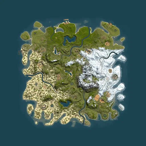 Rust map seed 1980845194, 5000x5000m top-down preview
