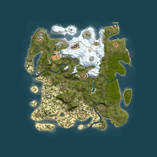 Rust map seed 1218656121, 4000x4000m top-down preview