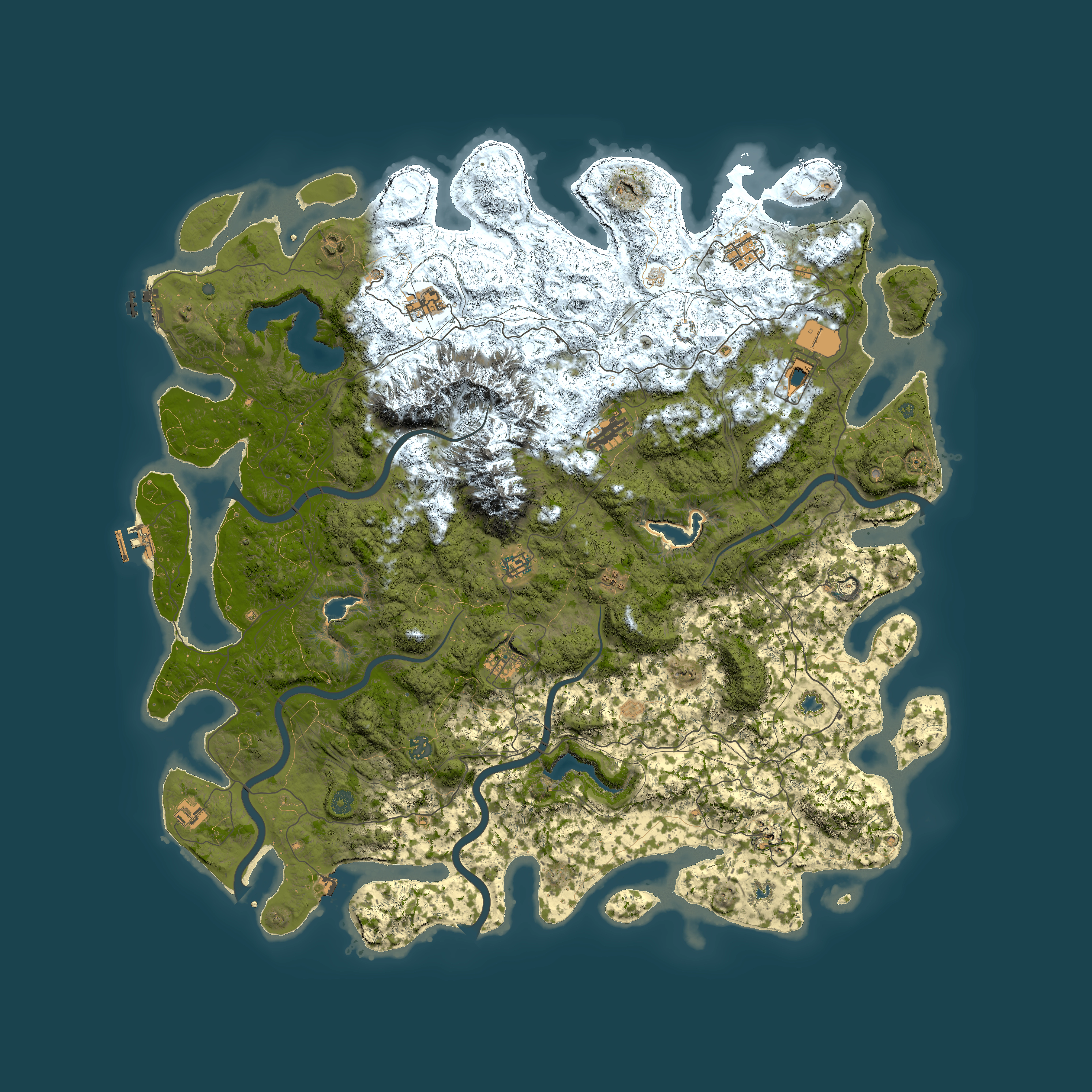 Full top-down render of Rust map seed 2092104494, 5500x5500m