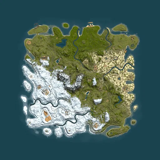 Rust map seed 1951634913, 5500x5500m top-down preview