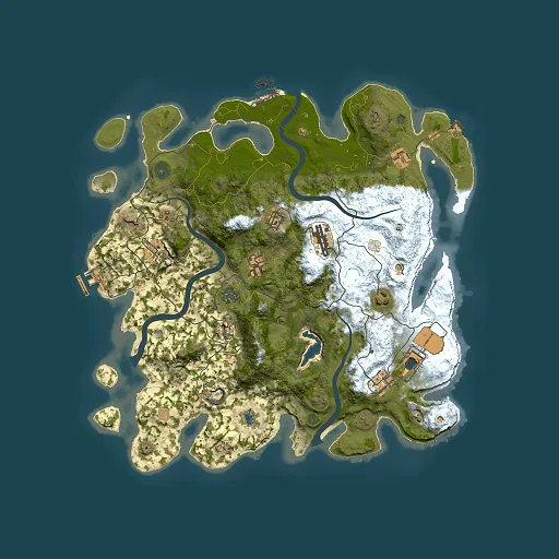 Rust map seed 414308703, 4000x4000m top-down preview