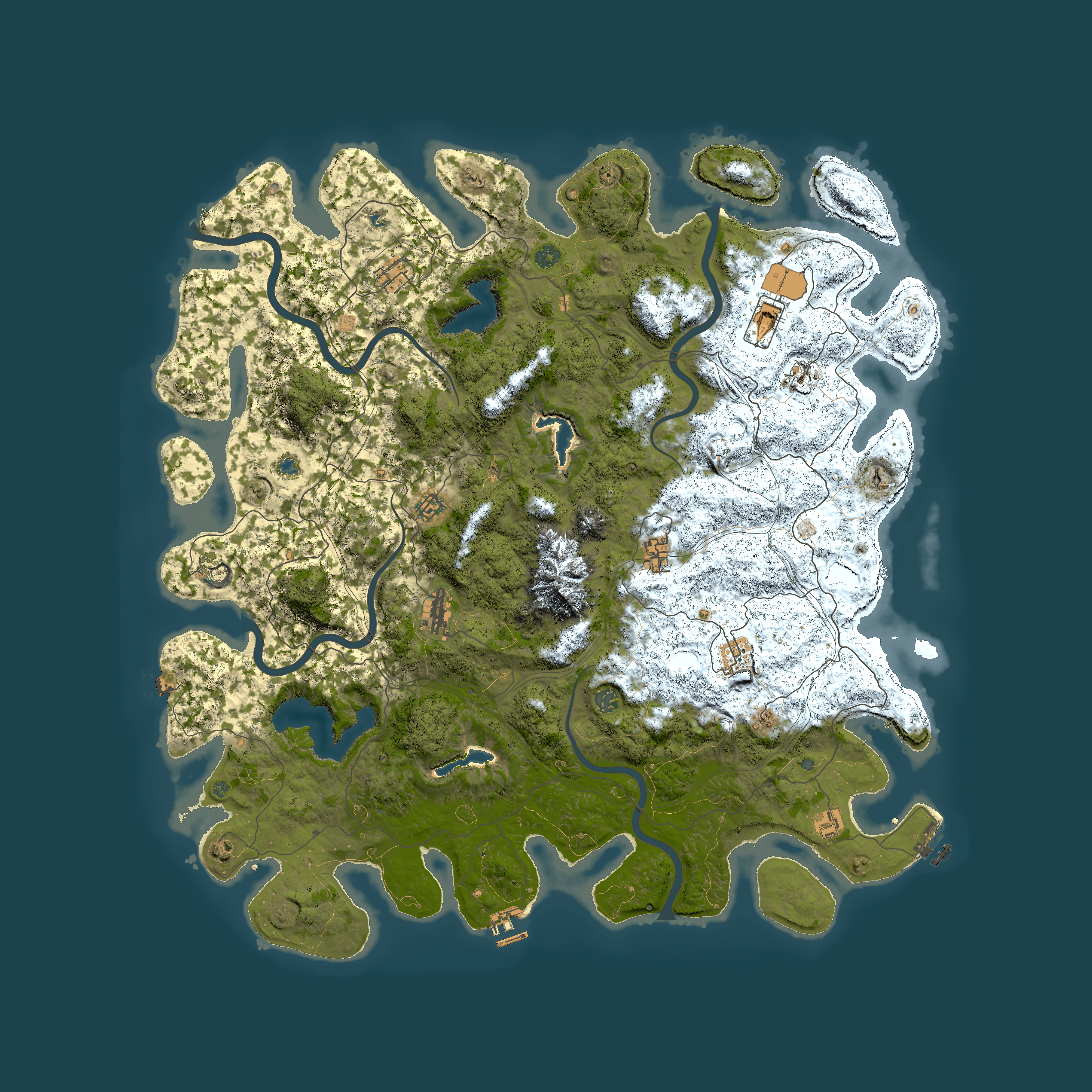 Full top-down render of Rust map seed 1579348892, 5500x5500m