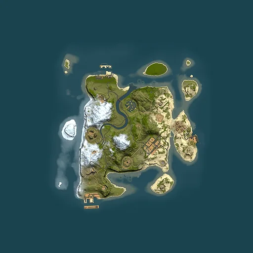 Rust map seed 1323259691, 2500x2500m top-down preview
