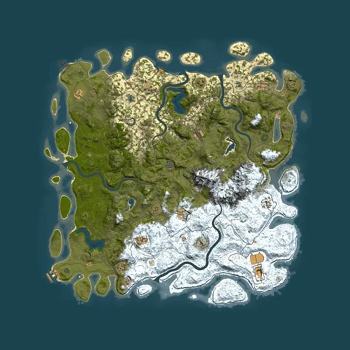 Rust map seed 2111535944, 5500x5500m top-down preview