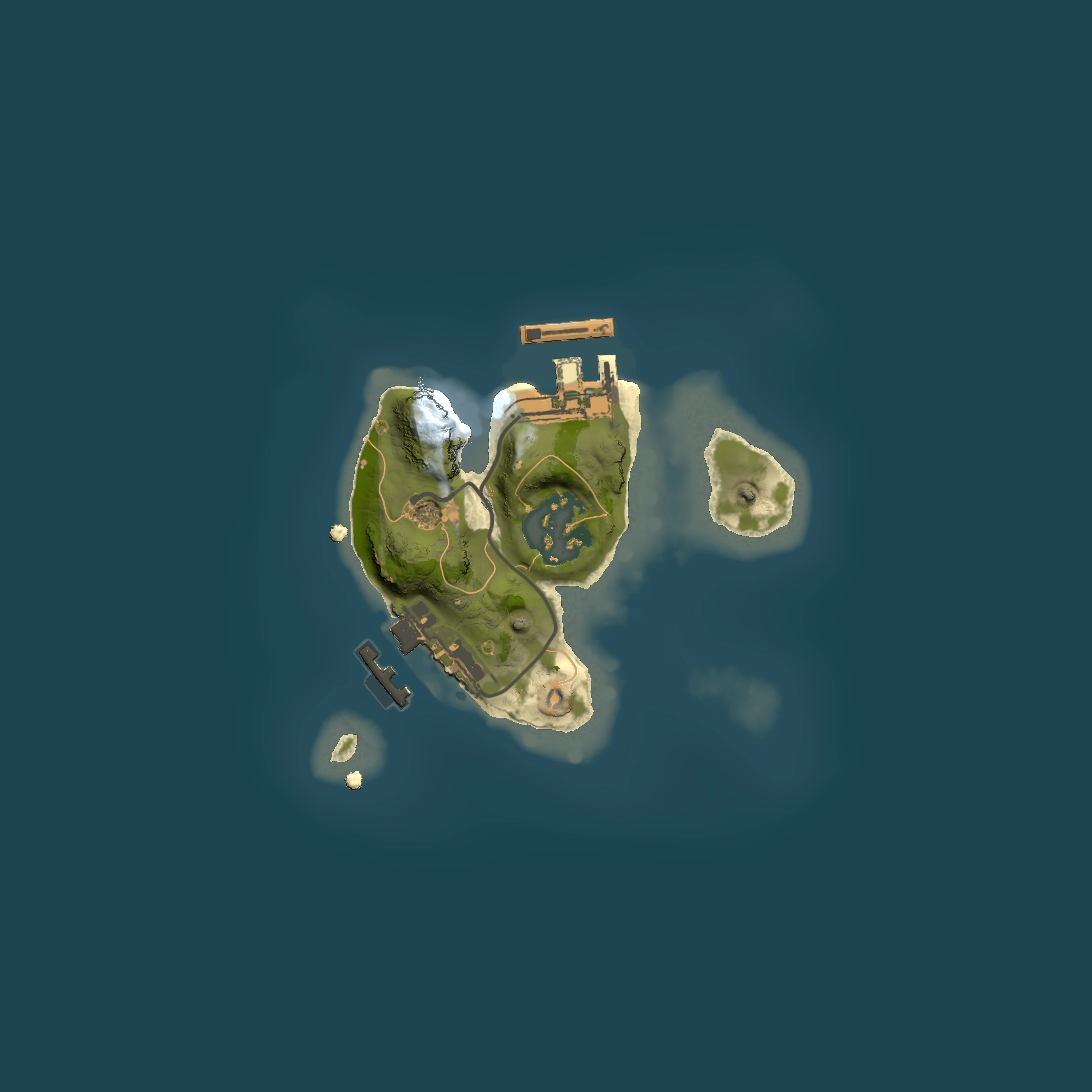 Full top-down render of Rust map seed 93196281, 1500x1500m